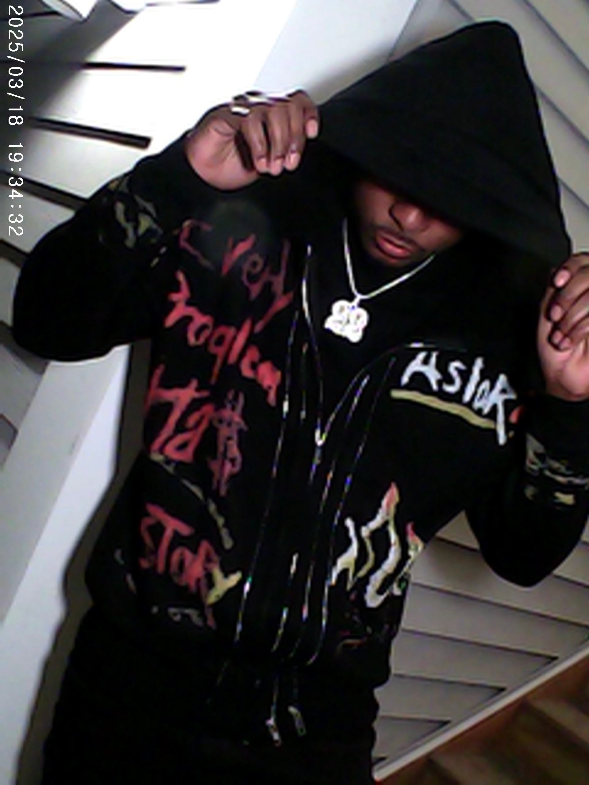 PRE-ORDER BLACK FLAME HOODIE