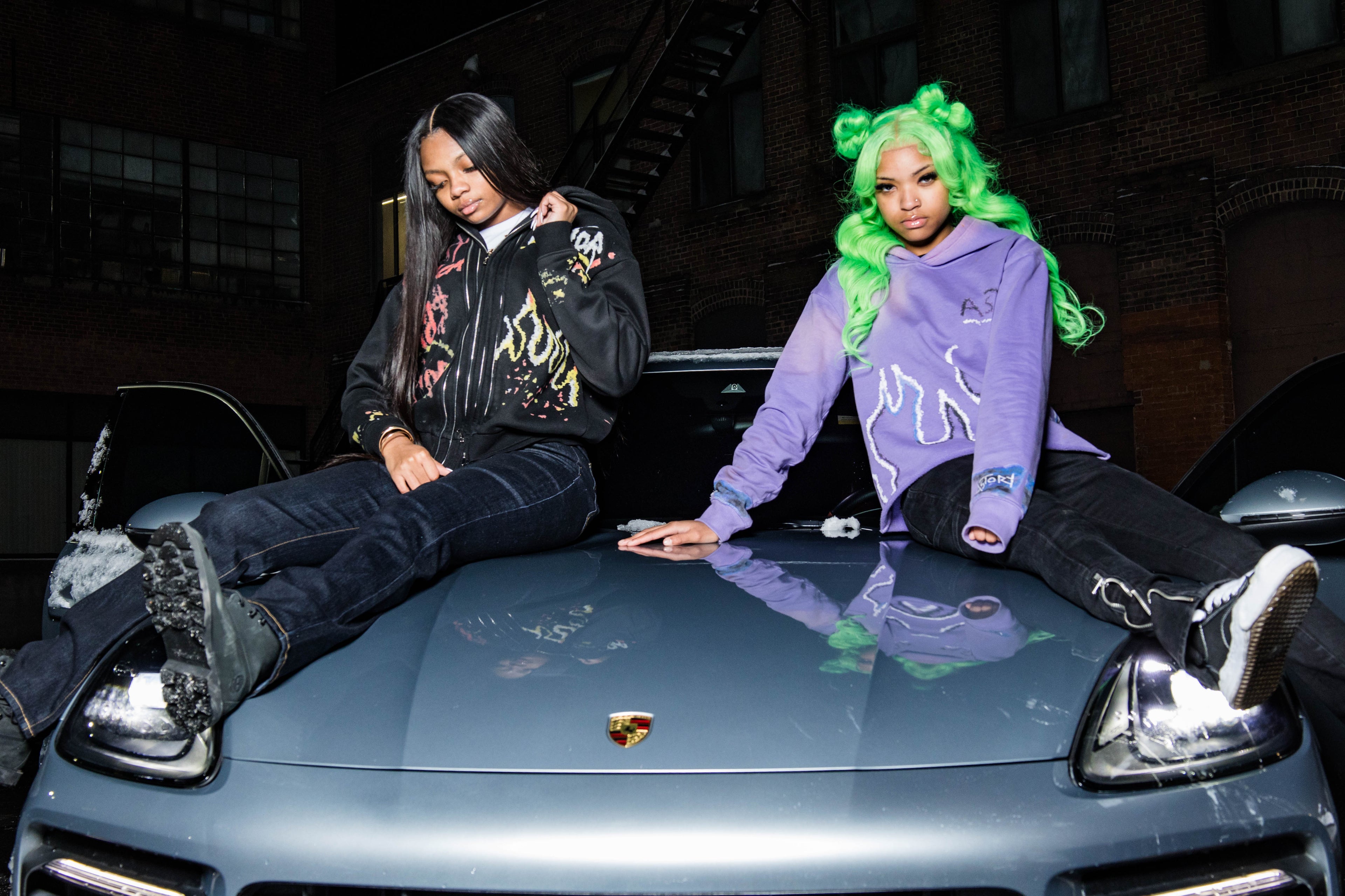 PRE-ORDER BLACK FLAME HOODIE